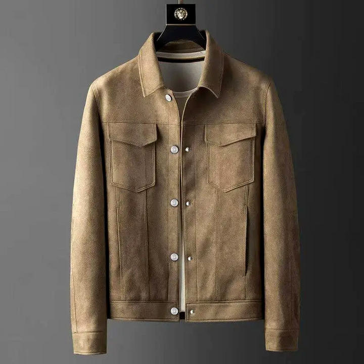 Drune | Wildleder Jeansjacke, Stylisch & Zeitlos