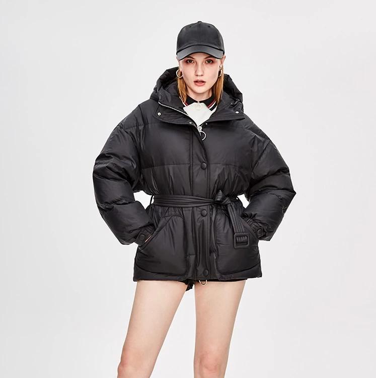 Drune | Damen-Steppjacke mit Gürtel "Street Chic"