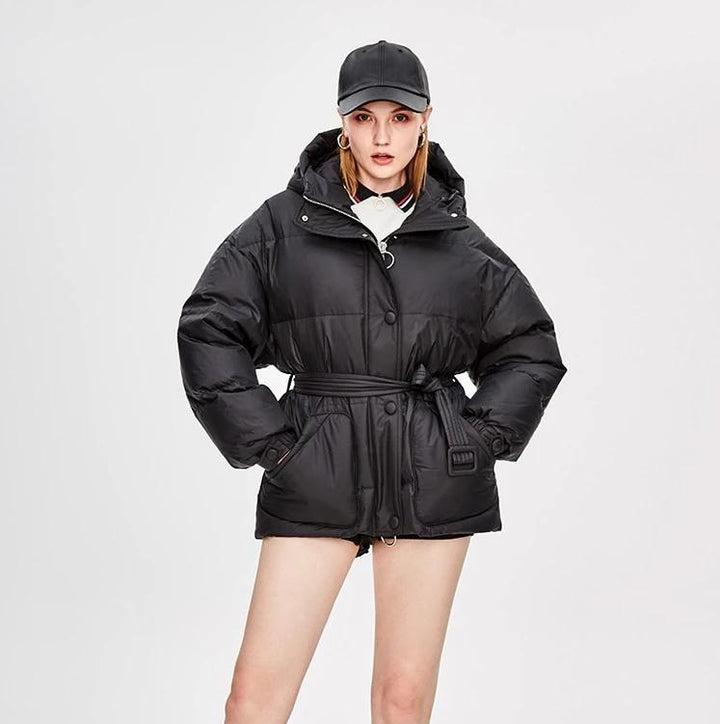 Drune | Damen-Steppjacke mit Gürtel "Street Chic"