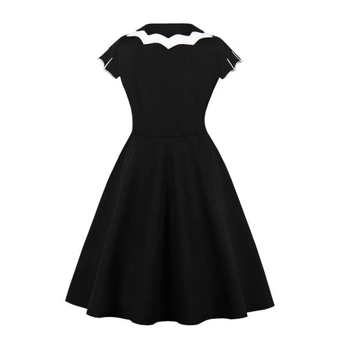 Drune | Rockabilly Halloween Kleid Fledermaus