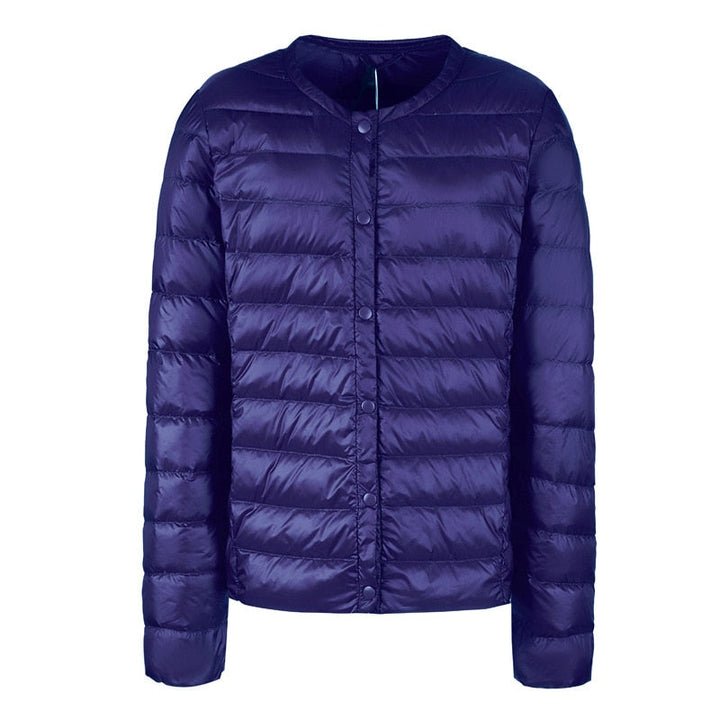 Drune | Daunenjacke ohne Kragen "Elegance Essential"