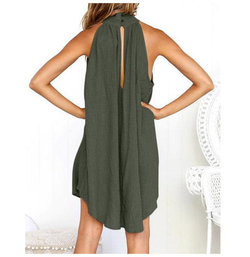 Drune | Elegantes halblanges Sommerkleid