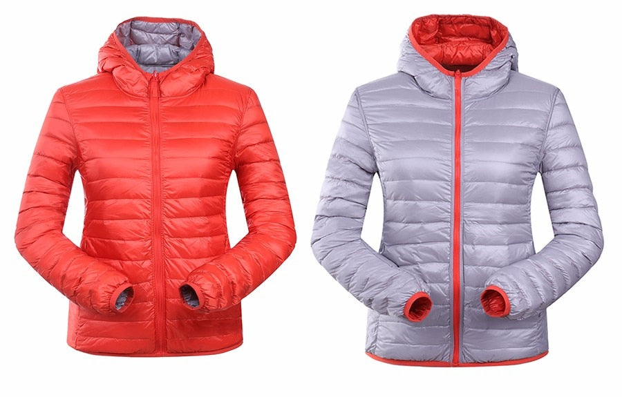 Drune | Wendbare Ultra Leichte Damen-Daunenjacke
