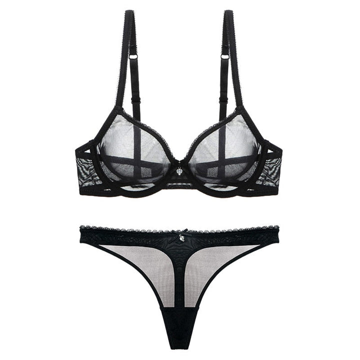 Drune | Transparentes Lingerie-Set