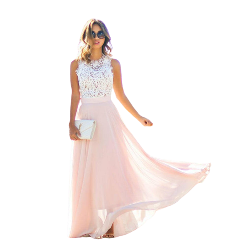 Drune | Maxi-Spitzenkleid Im Brautstil Acorina