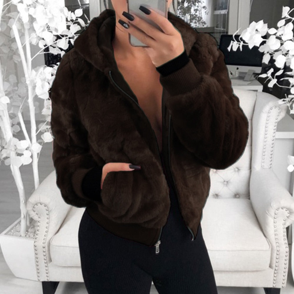 Drune | Weiche Strickjacke mit Kapuze