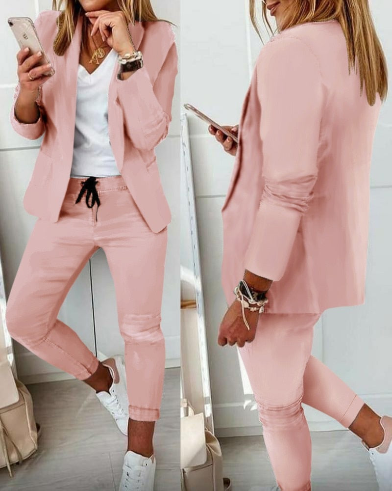 Drune | Elegantes Blazer-Set [Blazer+Hose]