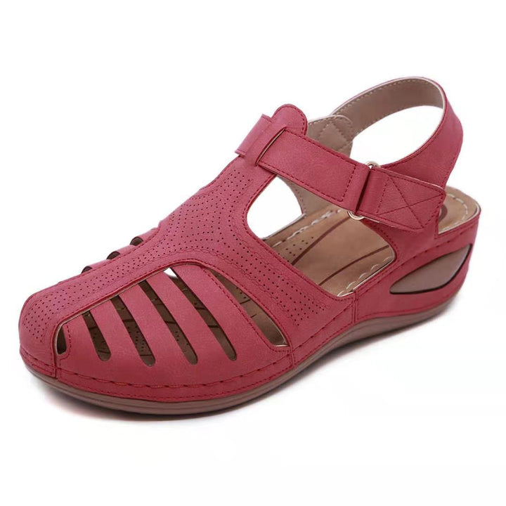 Leder Retro Orthopädische Sandalen Drune