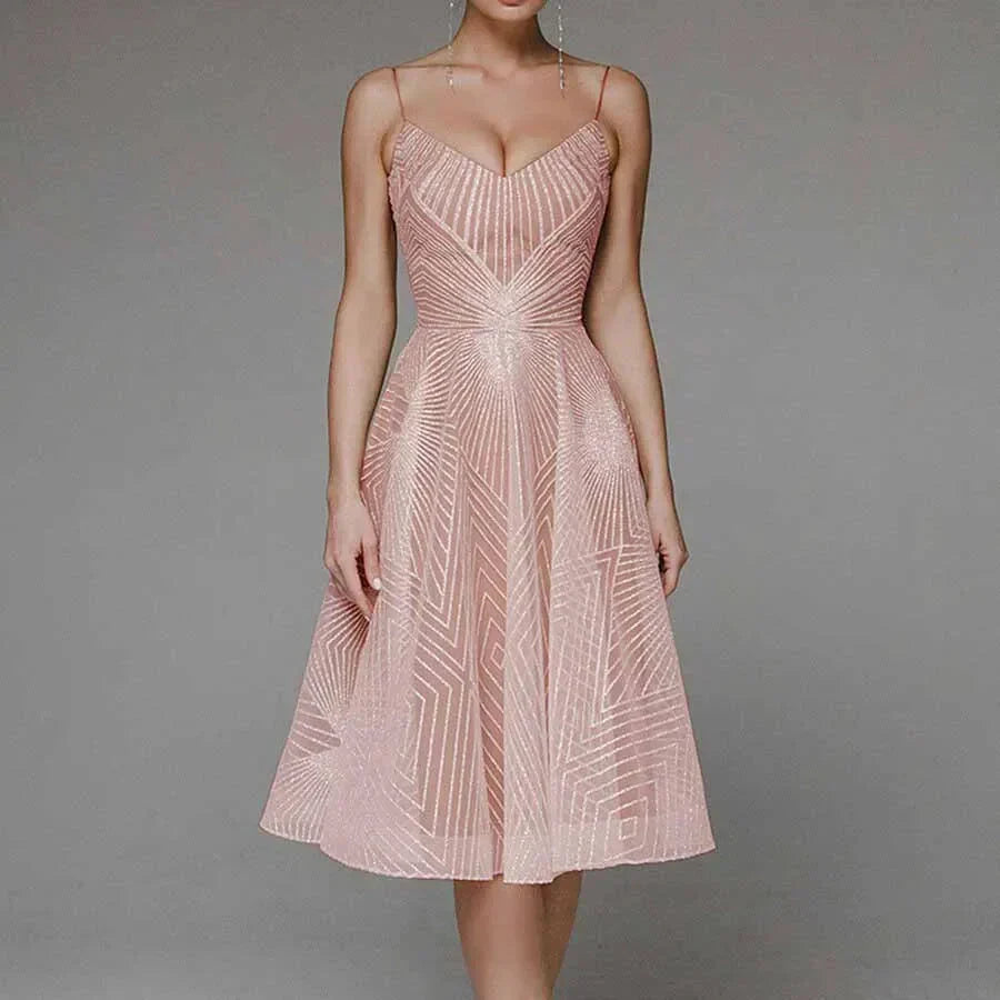 Drune | Elegantes Midi Kleid Für Anlässe Tagsüber Und Abends