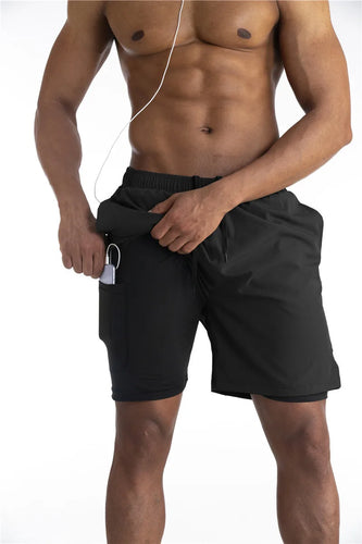Drune | Laufshorts Mit Innenfutter Und Handytasche