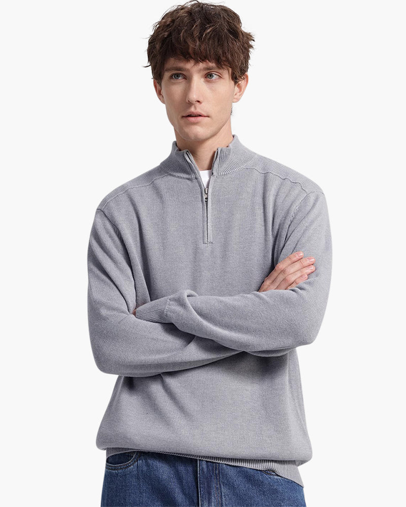 Drune | Pullover aus Merinowolle mit Reißverschluss