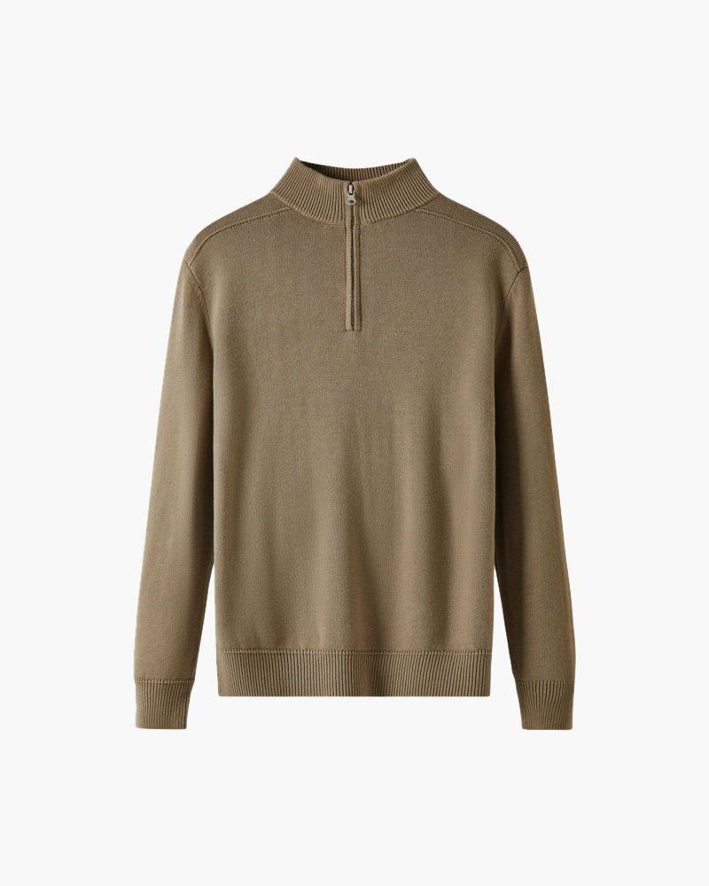 Drune | Pullover aus Merinowolle mit Reißverschluss