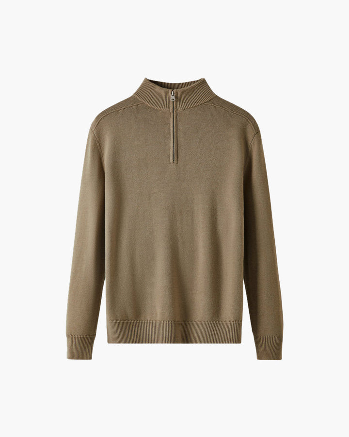 Drune | Pullover aus Merinowolle mit Reißverschluss