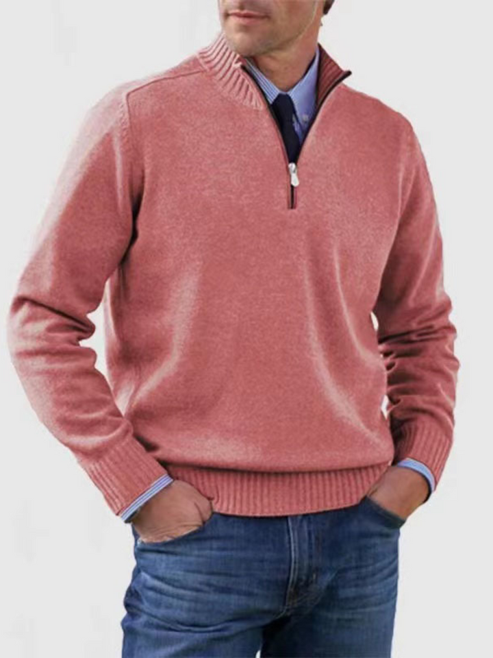 Drune | Halb-Zip Sweater für Männer - Moderner Schnitt