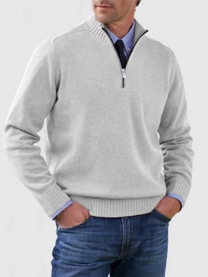 Drune | Halb-Zip Sweater für Männer - Moderner Schnitt