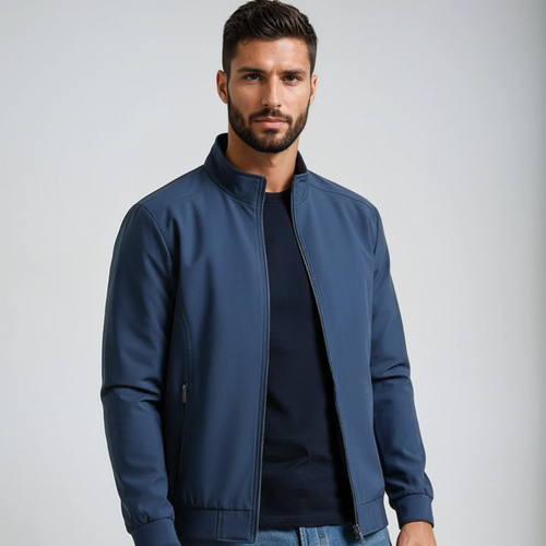 Drune | Jacke mit Reißverschluss Wasserdicht Winddichte Jacke Herrenjacke