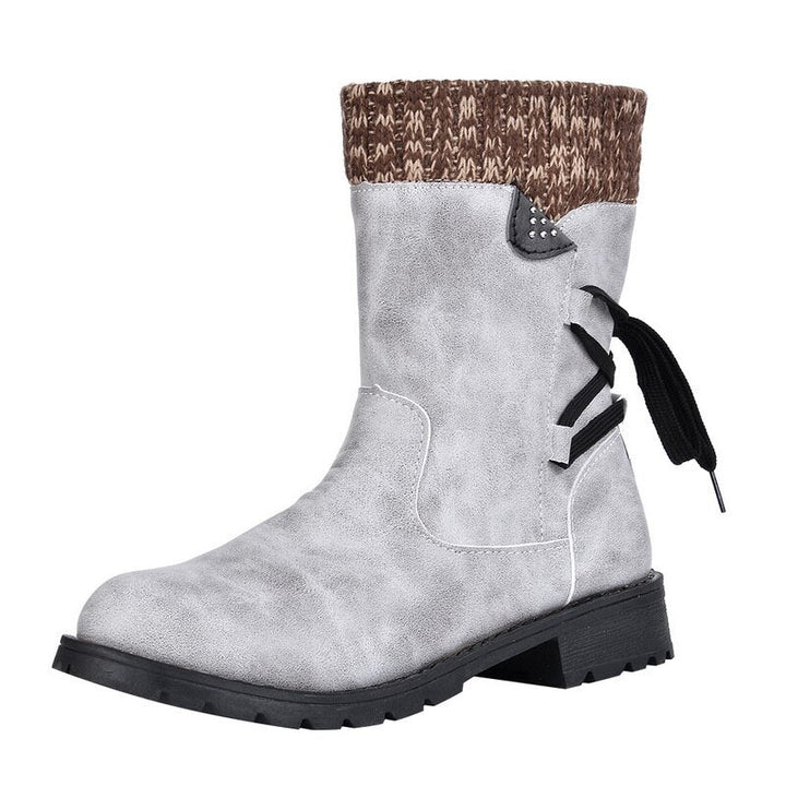 Drune | Grakosystiefel mit Retro-Metall und Schnallenverzierung