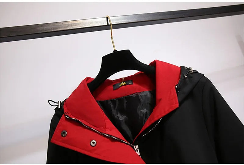 Drune | Übergroße Kapuzenwindbreaker-Jacke
