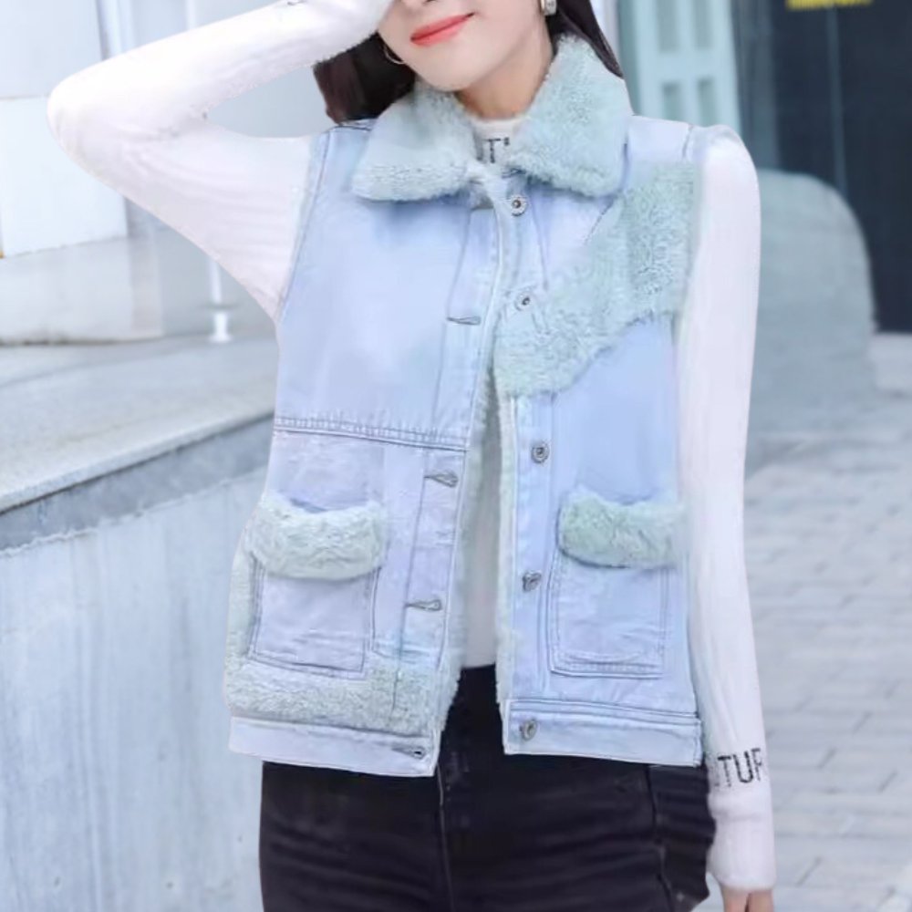 Drune | Warme, Bequeme Denim Winterjacke für Damen