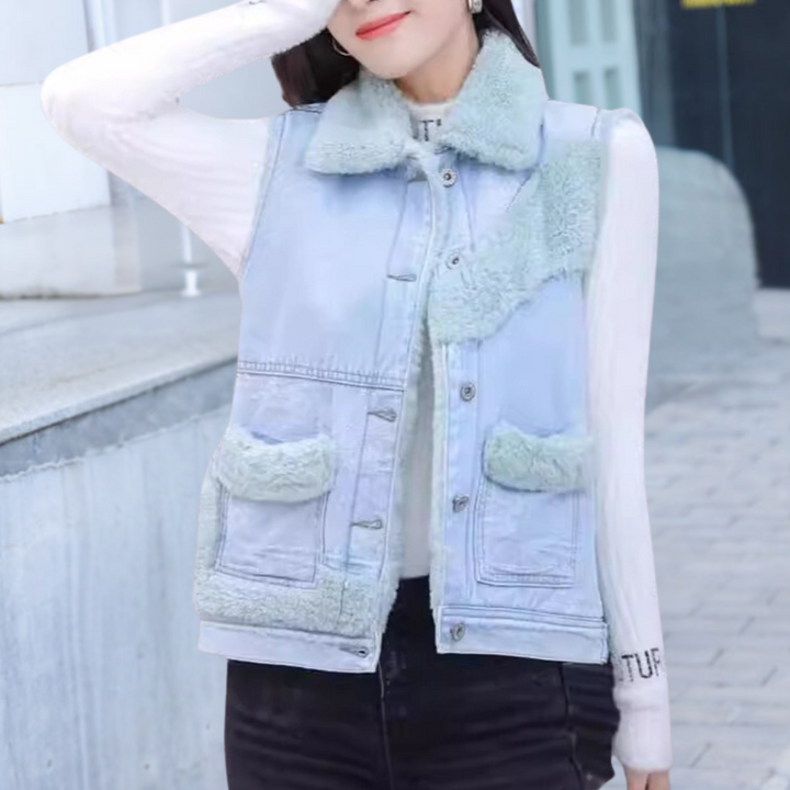 Drune | Warme, Bequeme Denim Winterjacke für Damen