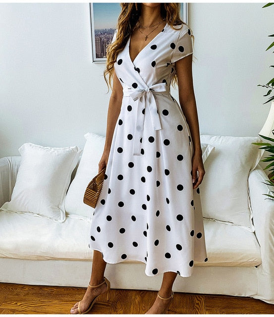 Drune | Juna Kleid mit Punkten