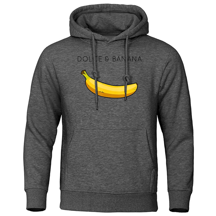 Drune | Hoodie mit Lustigem Druck Baumwollmix Weich und Bequem