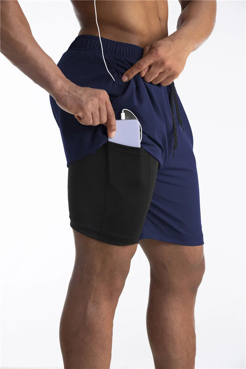 Drune | Laufshorts Mit Innenfutter Und Handytasche