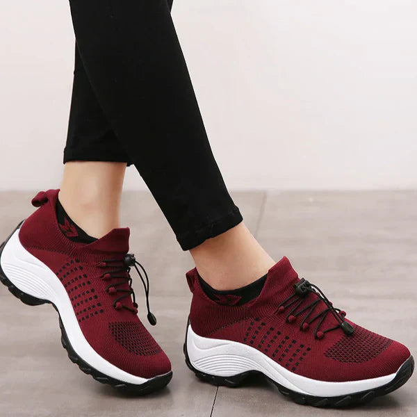 Drune | Orthopädische Schuhe - Sofortige Schmerztherapie bei Plantarfasziitis - Dehnbares gestricktes T-Stoff