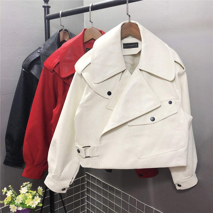 Drune | Damen Gekürzt Jacke - Mit Gürtel