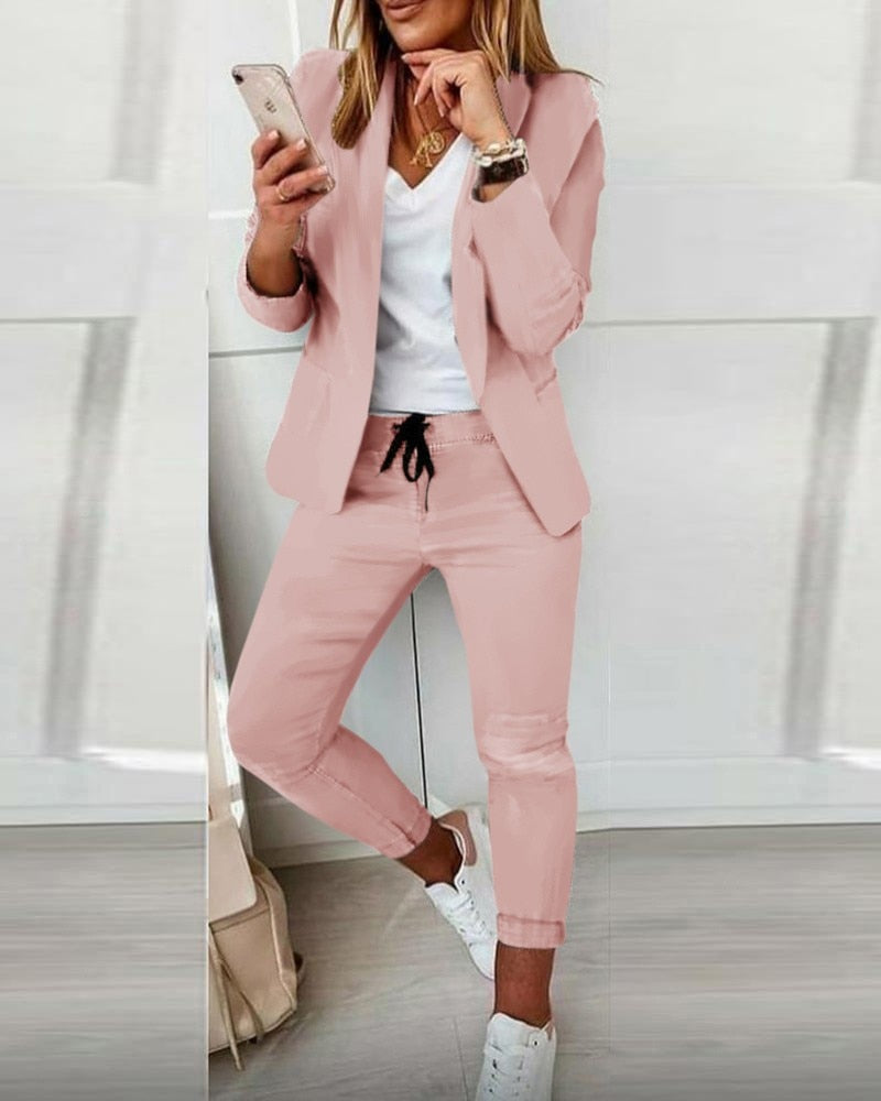 Drune | Elegantes Blazer-Set [Blazer+Hose]