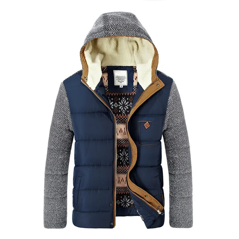 Drune | Herren Wintermantel mit Kapuze