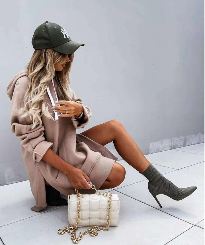 Drune | Superior Jacke Sweatshirt Langarm mit Kapuze Herbst Winter