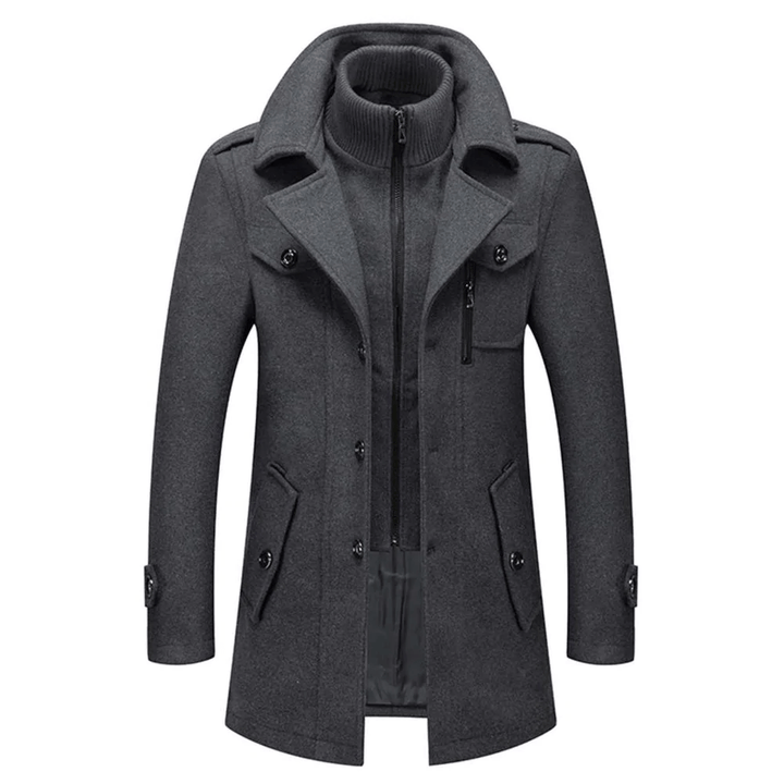 Drune | Eleganter und warmer Tweed-Wintermantel für Männer