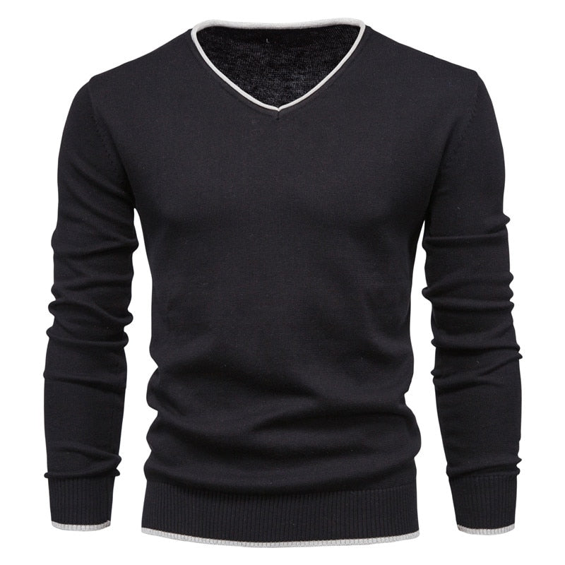 Drune | Slim Fit Pullover mit V-Ausschnitt
