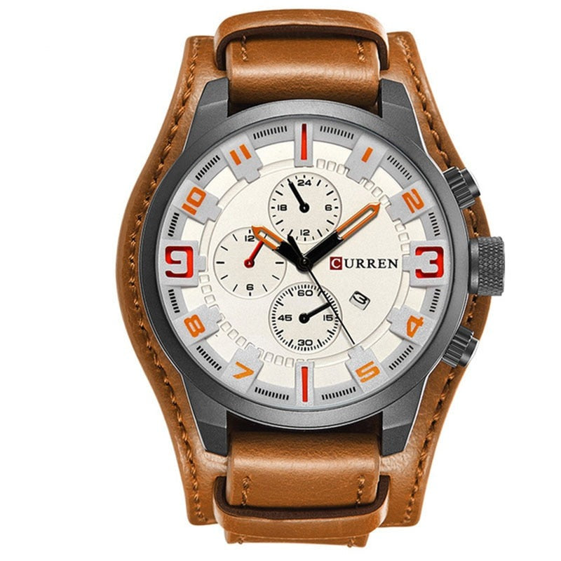 Drune | Luxe Navigator Uhr Lederband