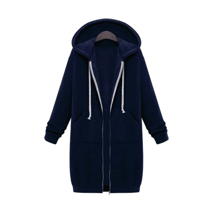 Drune | Chic lange Sweatshirtjacke