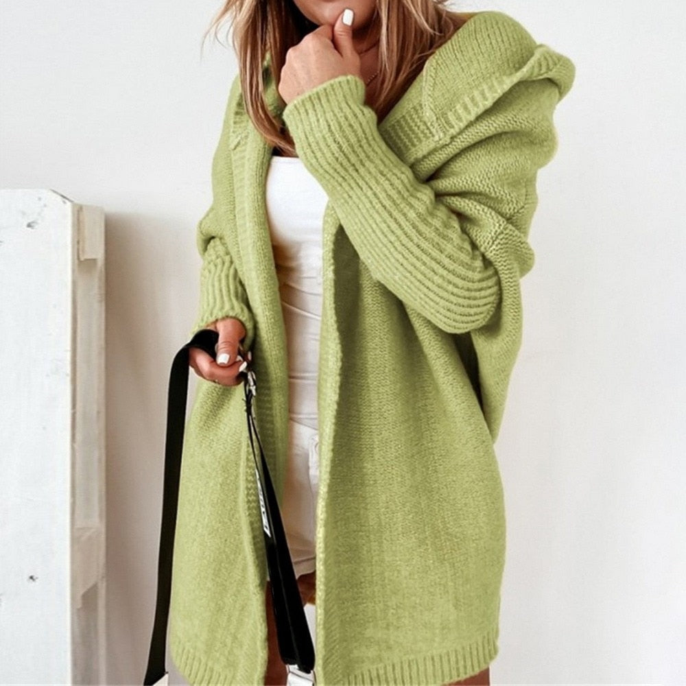 Drune Strickjacke | Lang geschnittener, wärmender Cardigan für Damen
