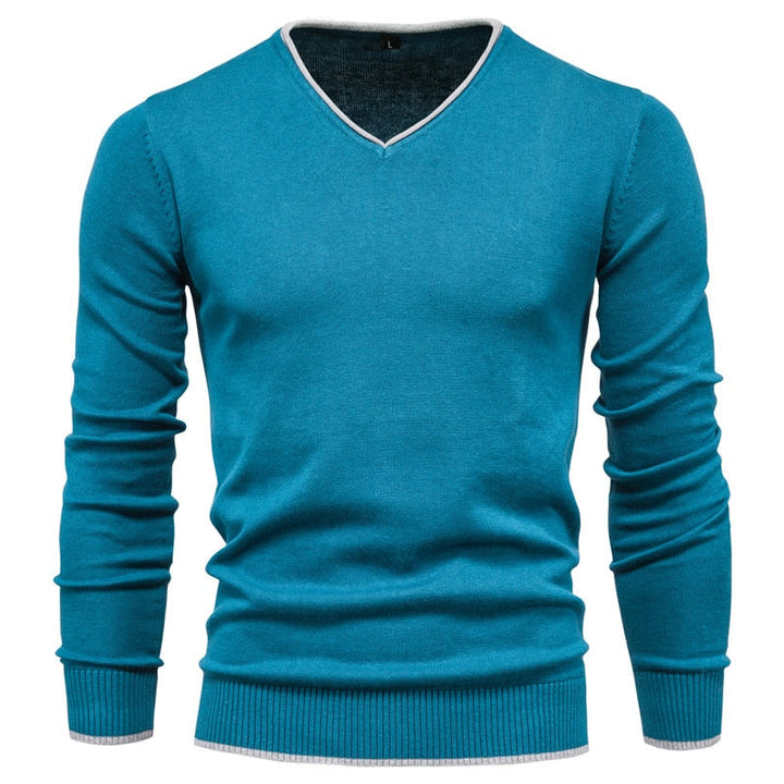 Drune | Slim Fit Pullover mit V-Ausschnitt