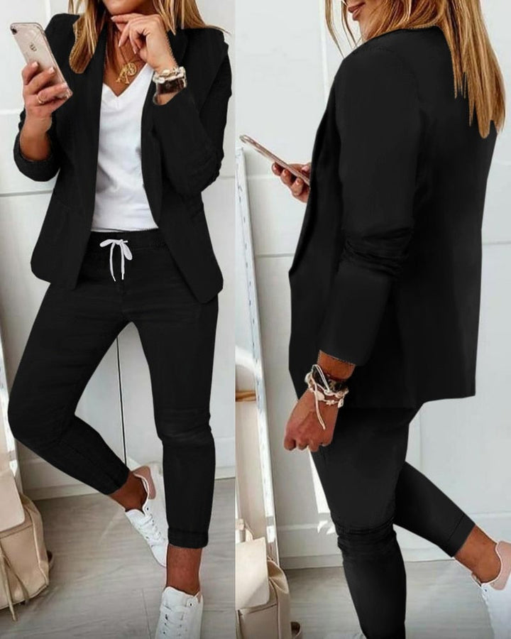 Drune | Elegantes Blazer-Set [Blazer+Hose]