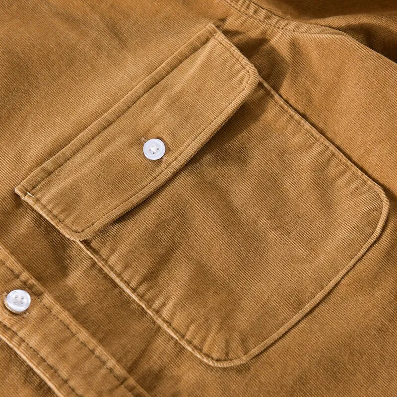 Drune | Langarm Overshirt Aus Weichem Denim