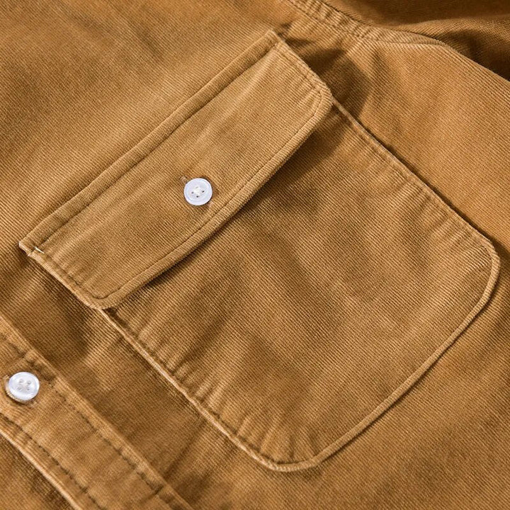 Drune | Langarm Overshirt Aus Weichem Denim
