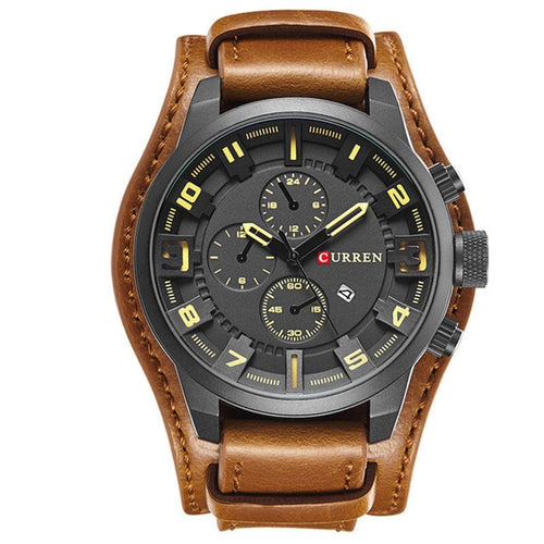 Drune | Luxe Navigator Uhr Lederband