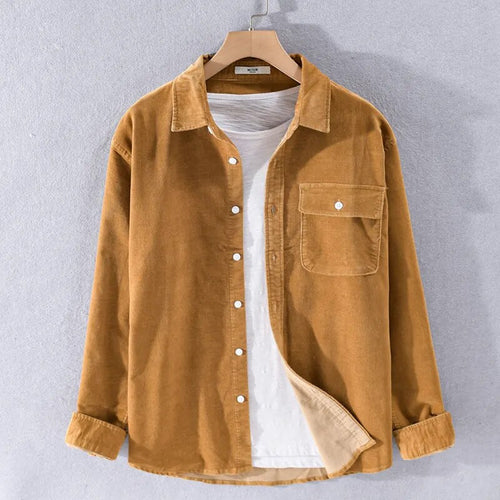 Drune | Langarm Overshirt Aus Weichem Denim