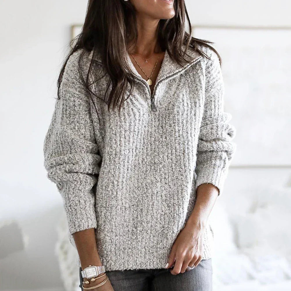 Drune | Reißverschluss-Pullover für Damen