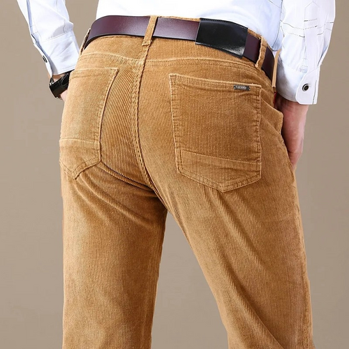 Drune | Kordhose mit geradem Schnitt für Herren