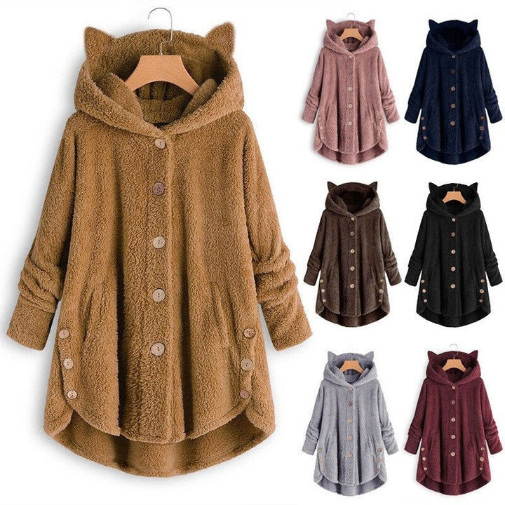 Drune | Plüsch Gefütterte Katzenjacke