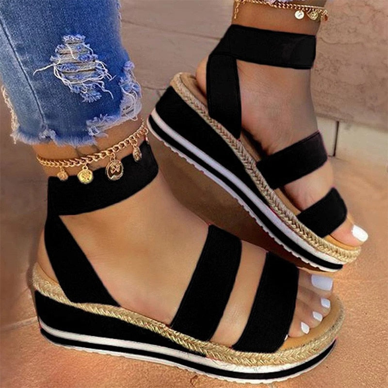 Strap Cross Frauen Sandalen Drune