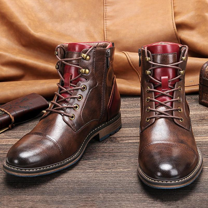 Drune Robuste Vintage-Herrenstiefel