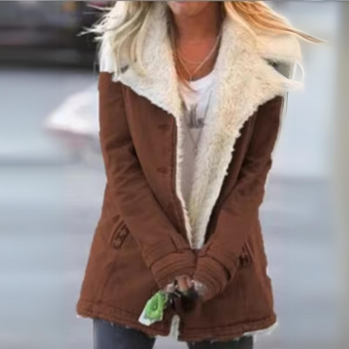 Drune | Mit langen, warmen Jeansjacke