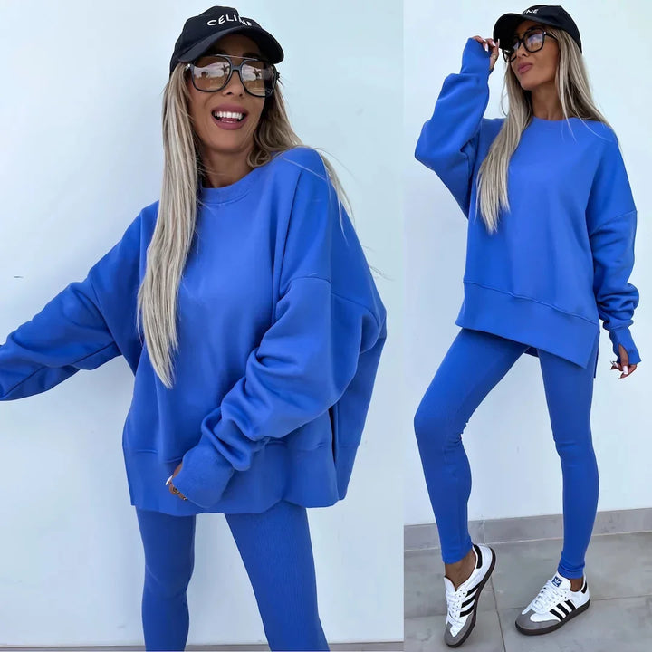 Drune | Gemütliches Oversized-Sweatshirt und Leggings-Set